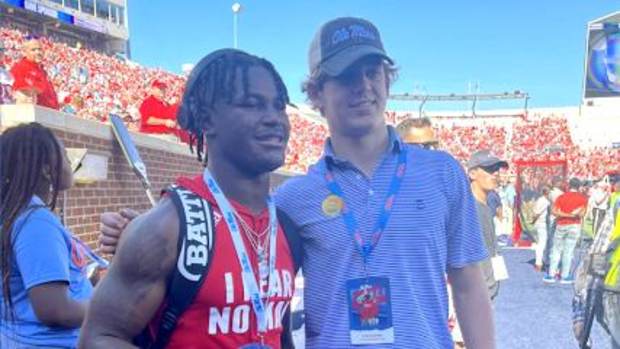 Jordan Allen with Arch Manning